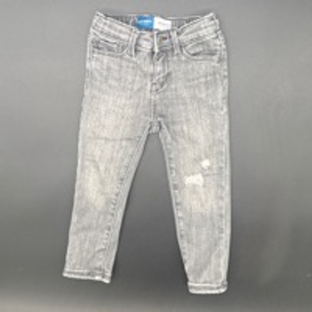 Toddler Old Navy Gray Denim Ballerina Jeans Size 2T Adjustable Waist